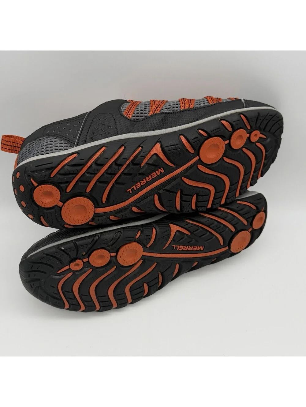 Merrell Coastrider J115 Men’s 9.5 Gray Orange Water Hiking Trail Shoes